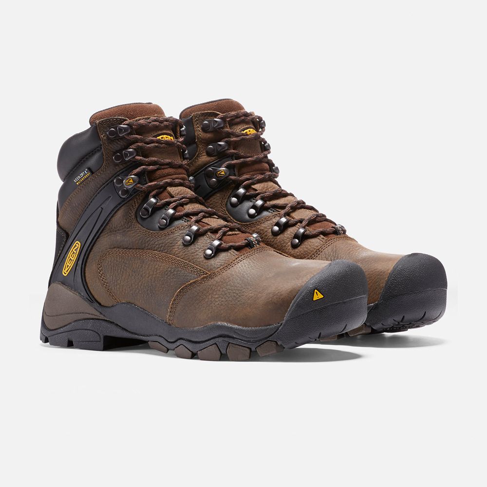 Botte de Travail Keen Homme Marron | Louisville 6\" (Steel Toe) | SATPG-6375